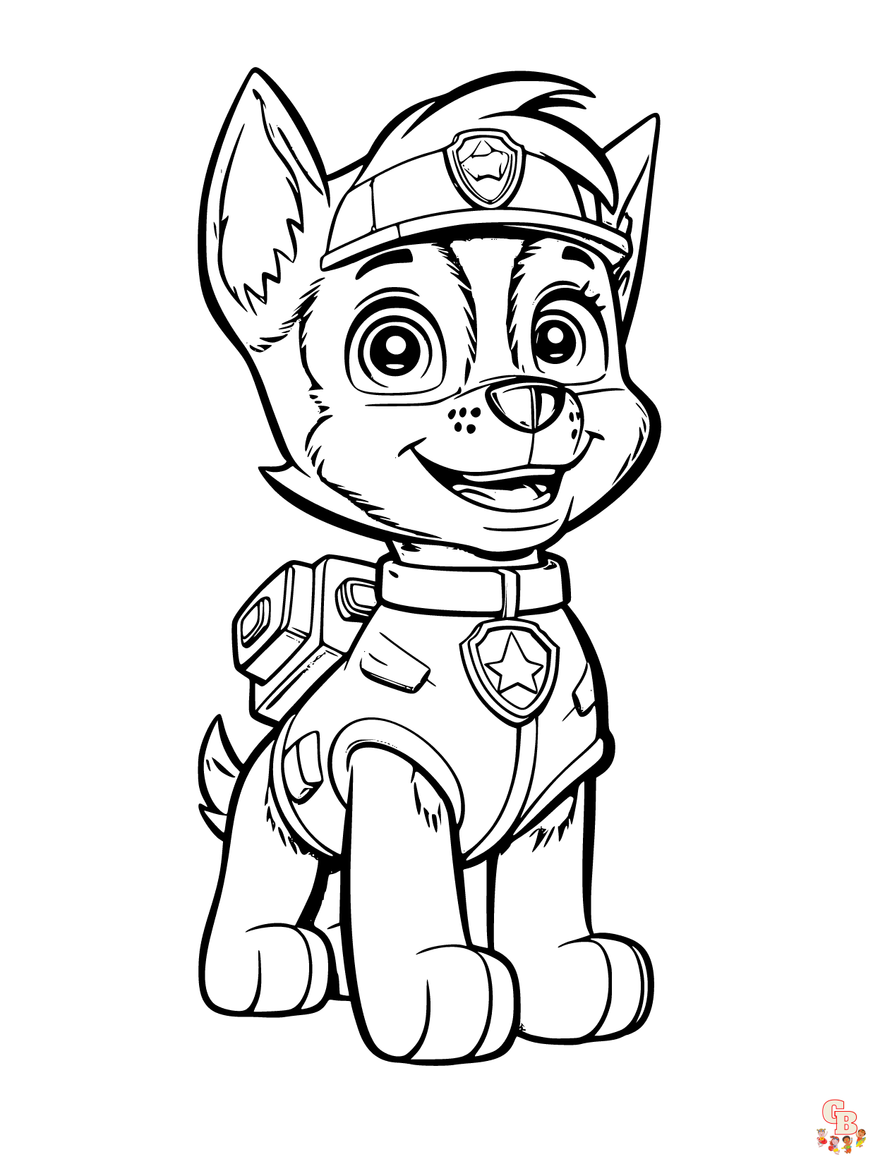 Engaging Paw Patrol Coloring Pages For Fun And Creativity Gbcoloring Atoallinks