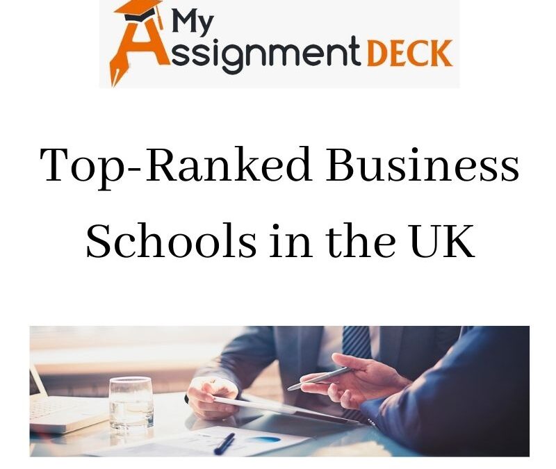 Top 5 Ranked Business Schools in the UK