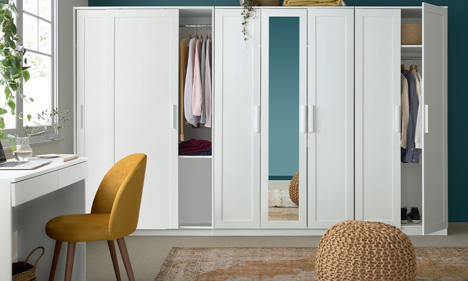 White Cupboard Wardrobe 