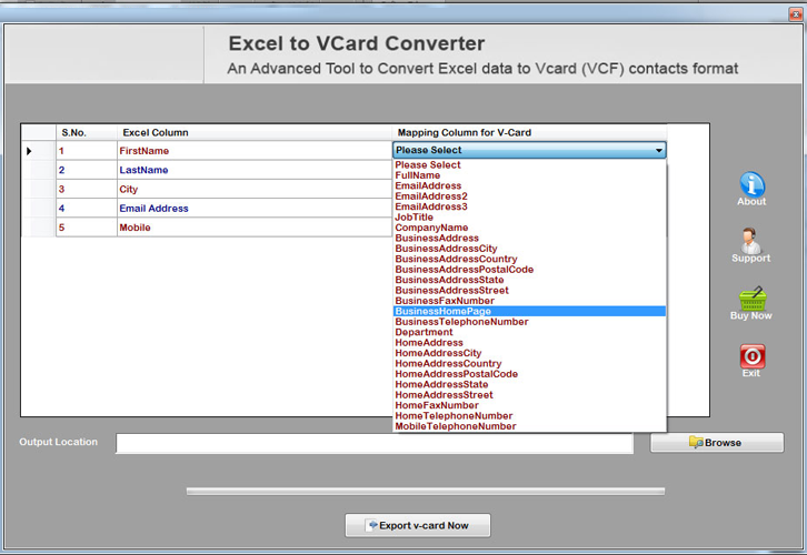 How To Convert Excel Xls File To Vcard Vcf Files Atoallinks 6581