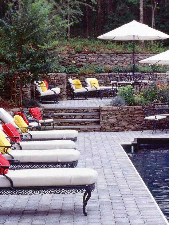 3. Poolside Patio Furniture