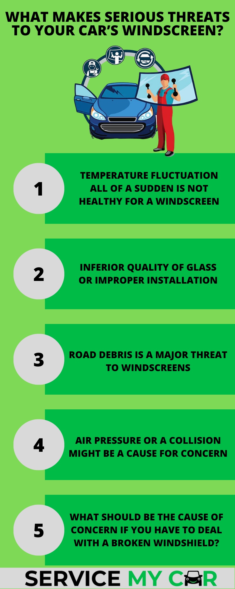 What Makes Serious Threats to Your Car’s Windscreen