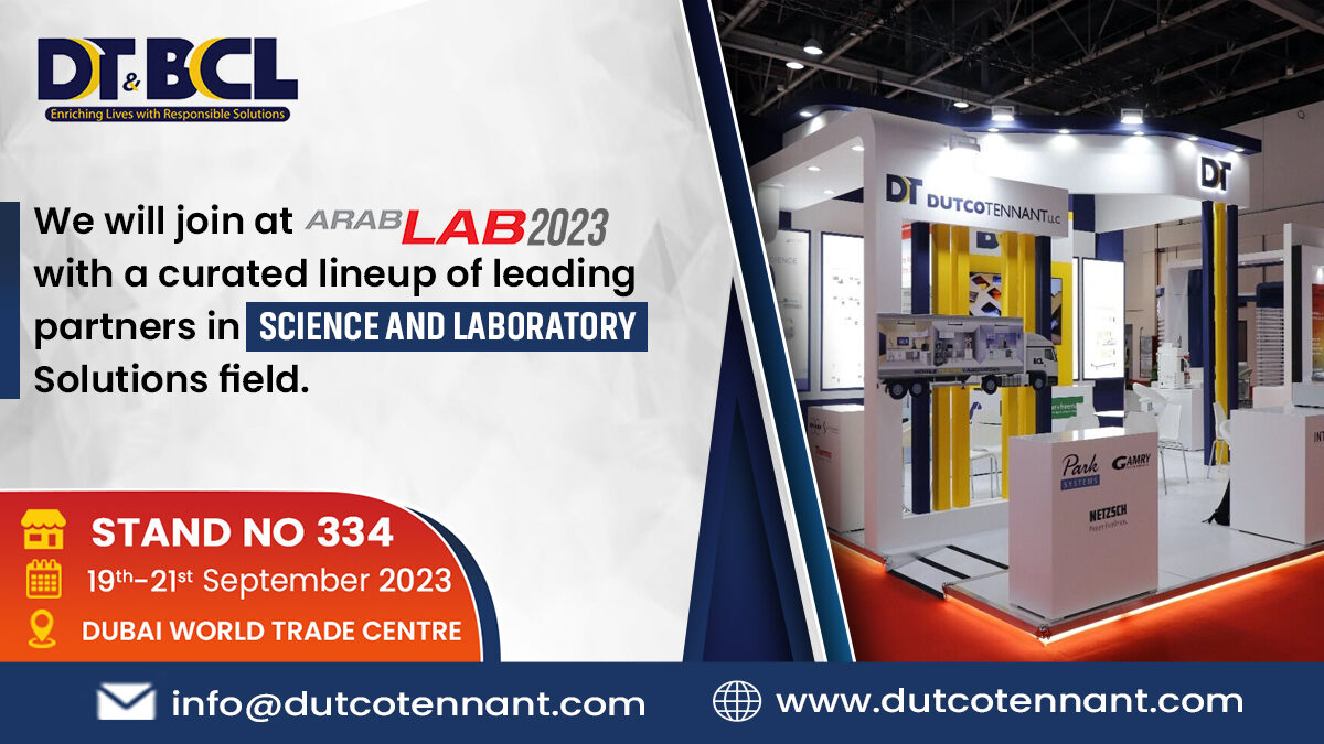 Dutco Tennant LLC Is Joining ArabLab 2023 With A Host of Renowned Partners