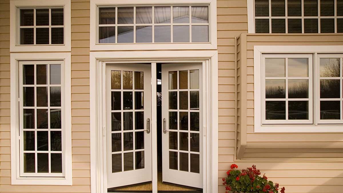 Are there specific safety considerations during the installation of windows & doors?