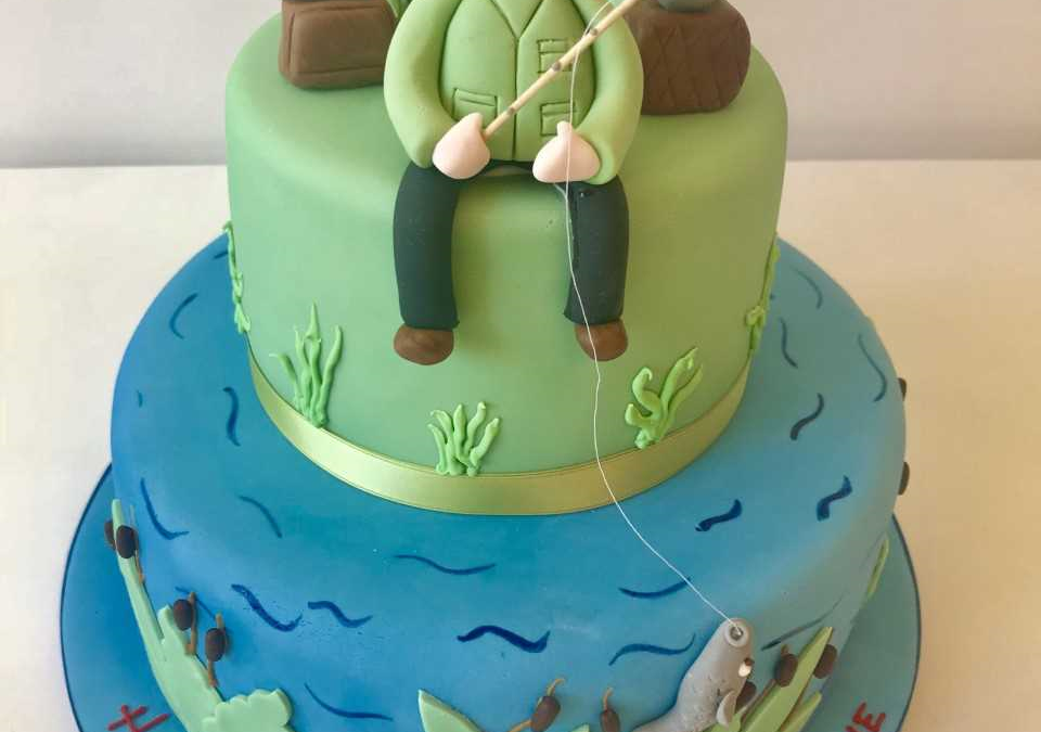 For The Man Who Loves Fishing: Quick & Easy to Make Fishing Cake