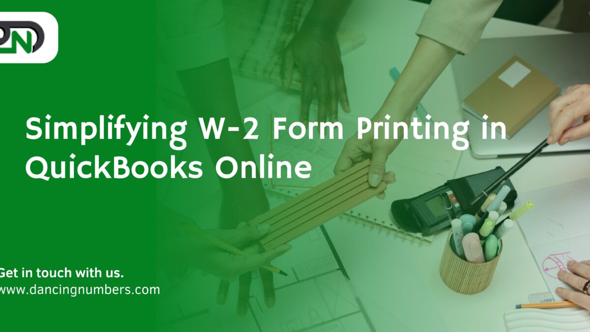 Simplifying W-2 Form Printing in QuickBooks Online