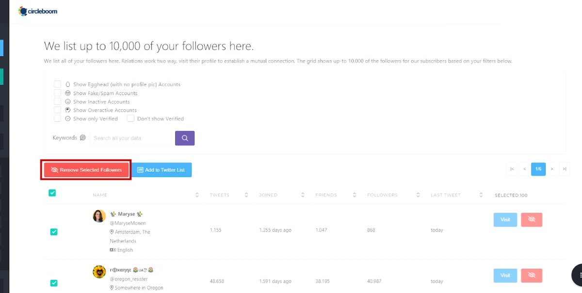 How to Delete Inactive Twitter Followers for Free