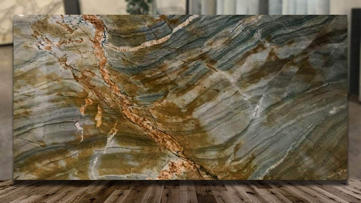 Are quartzite slabs suitable for bathroom applications?