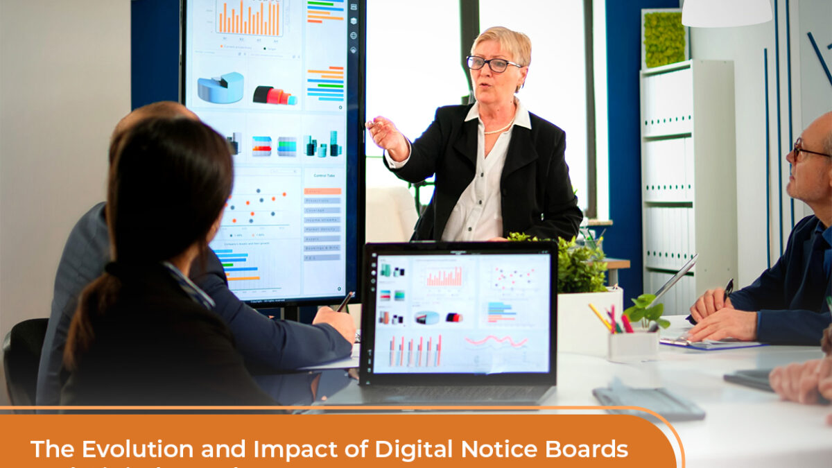 The Evolution And Impact Of Digital Notice Boards And Digital Standees