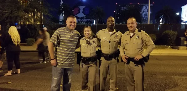 Protective services providers posing for a picture