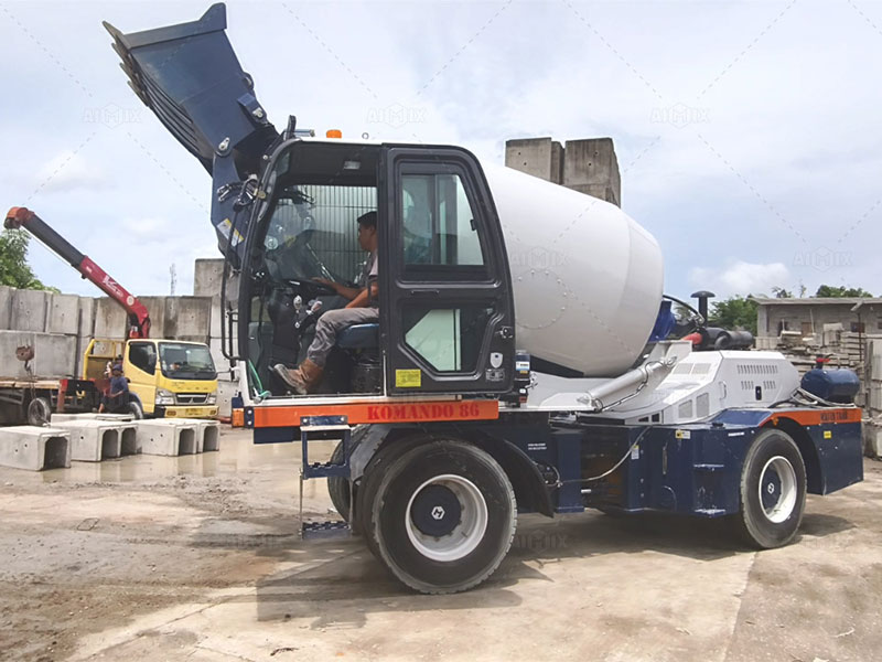 Concrete Mixer Self Loader