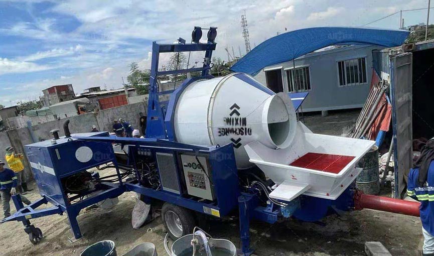 concrete mixer pump