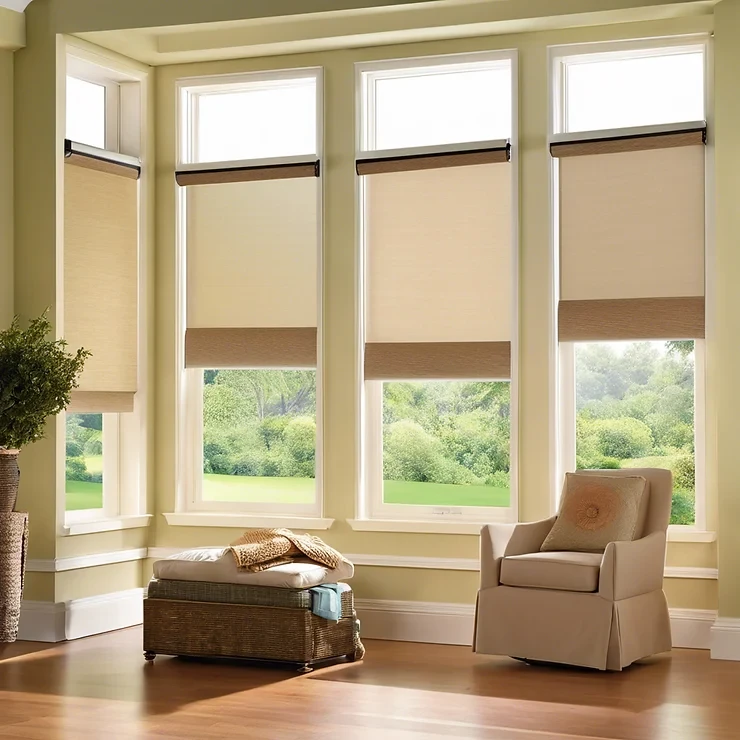 Dual Roller Shades in Edmonton Canada