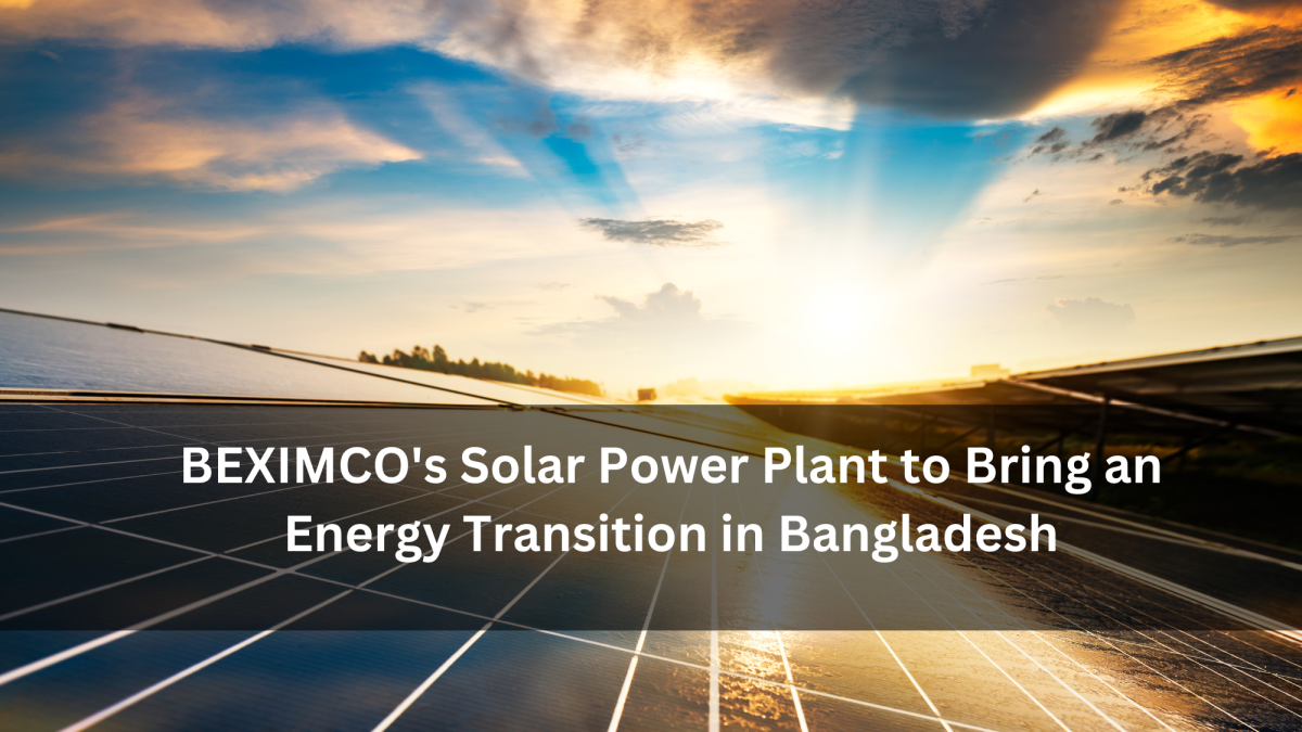 BEXIMCO’s Solar Power Plant to Bring an Energy Transition in Bangladesh