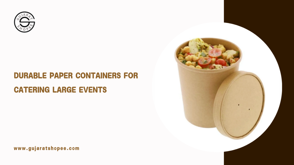 Eco-Friendly and Reliable: Durable Paper Containers for Catering Success