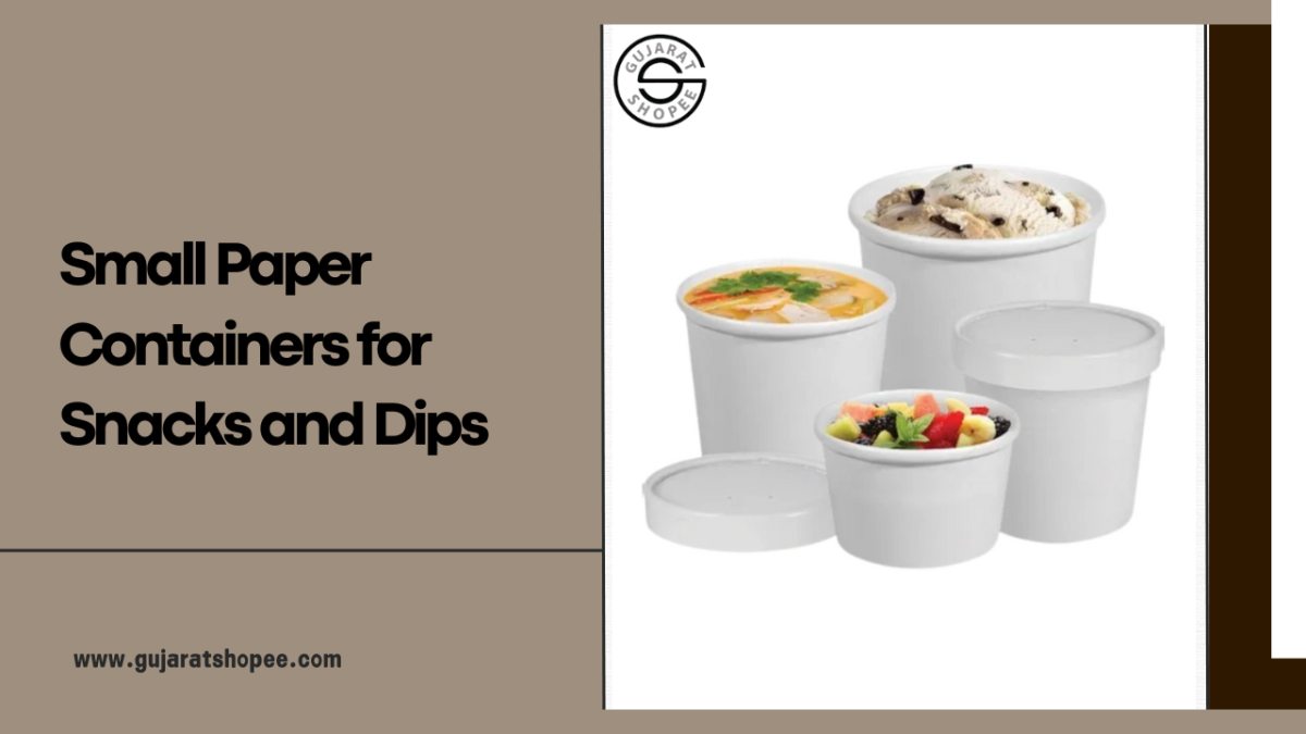 Snack Smarter: The Charm of Small Paper Containers for Dips